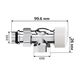 Набор термостатический осевой Royal Thermo Design 1/2"М30х1,5 (Хром) RATVDO11212CH