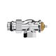 Набор термостатический осевой Royal Thermo Design 1/2"М30х1,5 (Хром) RATVDO11212CH