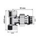 Набор термостатический осевой Royal Thermo Design 1/2"М30х1,5 (Хром) RATVDO11212CH