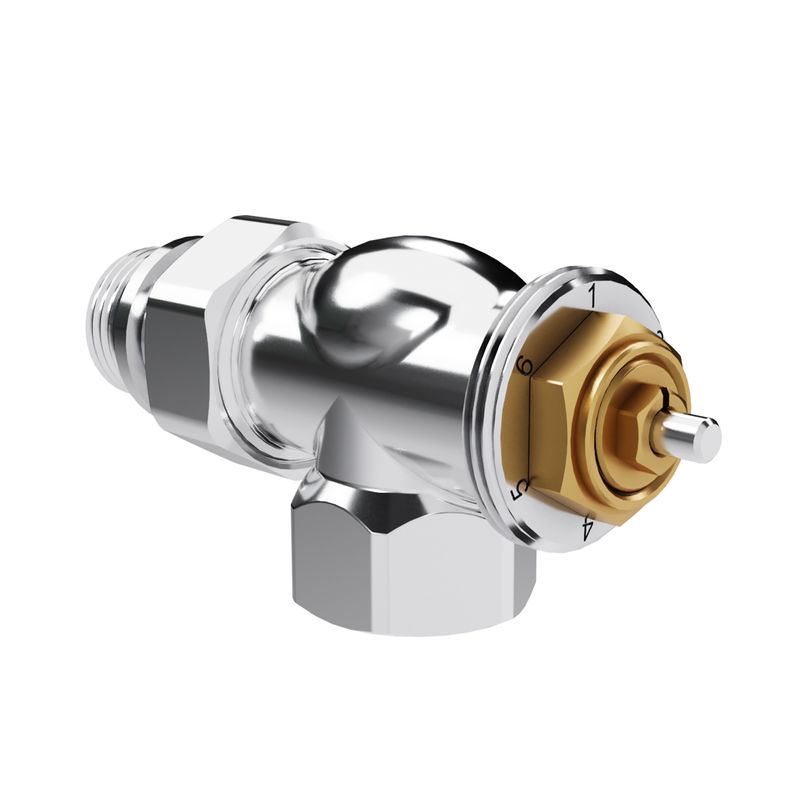 Набор термостатический осевой Royal Thermo Design 1/2"М30х1,5 (Хром) RATVDO11212CH