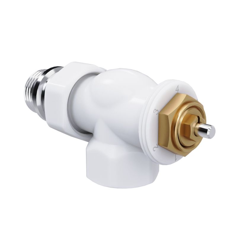 Набор термостатический осевой Royal Thermo Design 1/2"М30х1,5 (Белый) RATVDO11212WH
