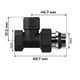 Набор термостатический прямой Royal Thermo Design 1/2"М30х1,5 (Черный) RATVDP11212BL