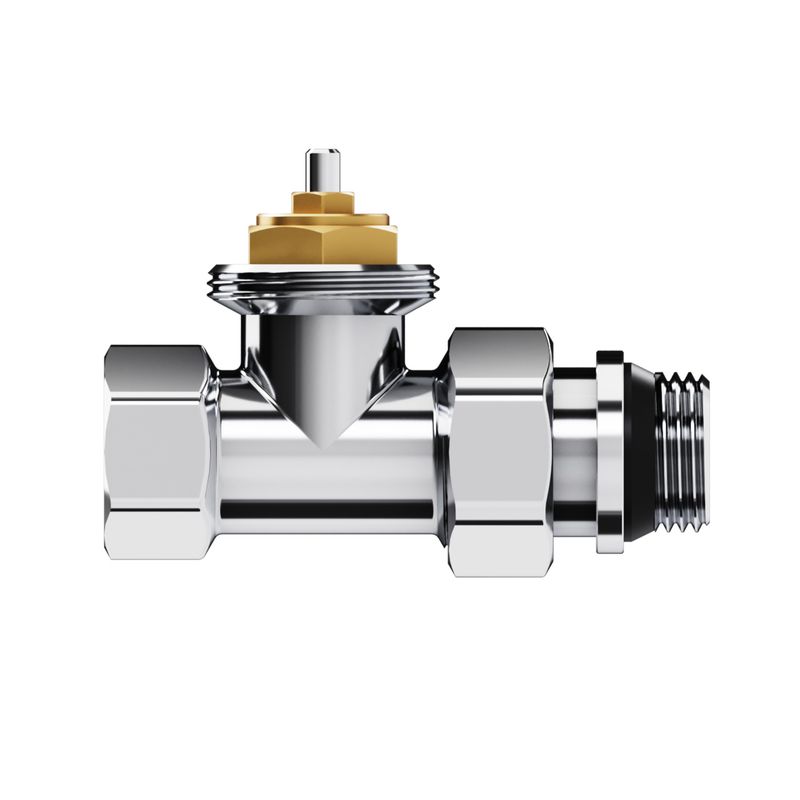 Набор термостатический прямой Royal Thermo Design 1/2"М30х1,5 (Хром) RATVDP11212CH
