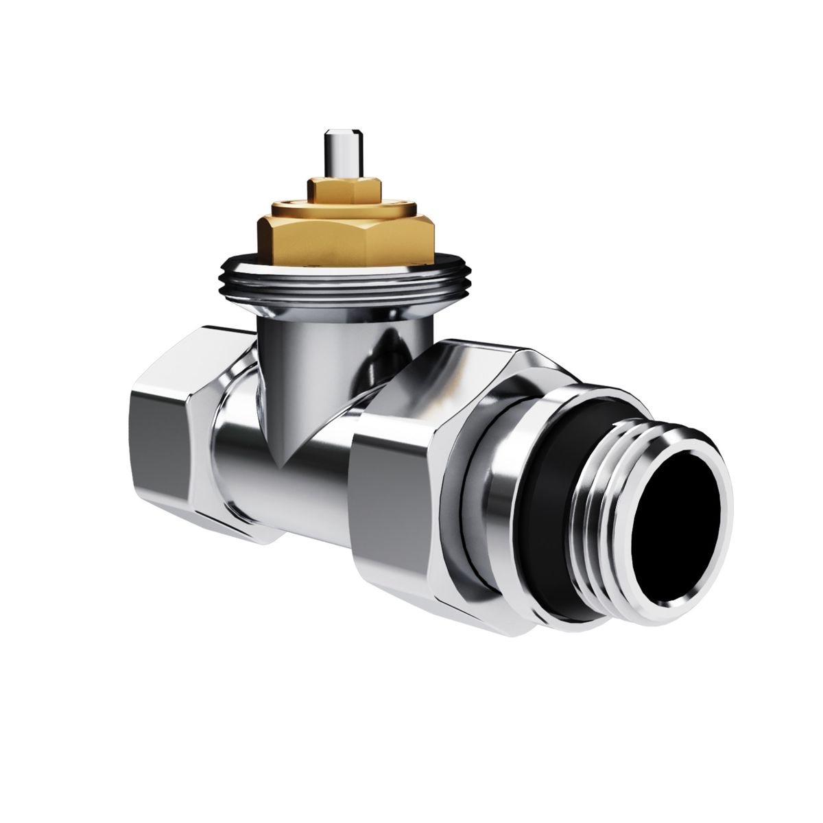 Набор термостатический прямой Royal Thermo Design 1/2"М30х1,5 (Хром) RATVDP11212CH