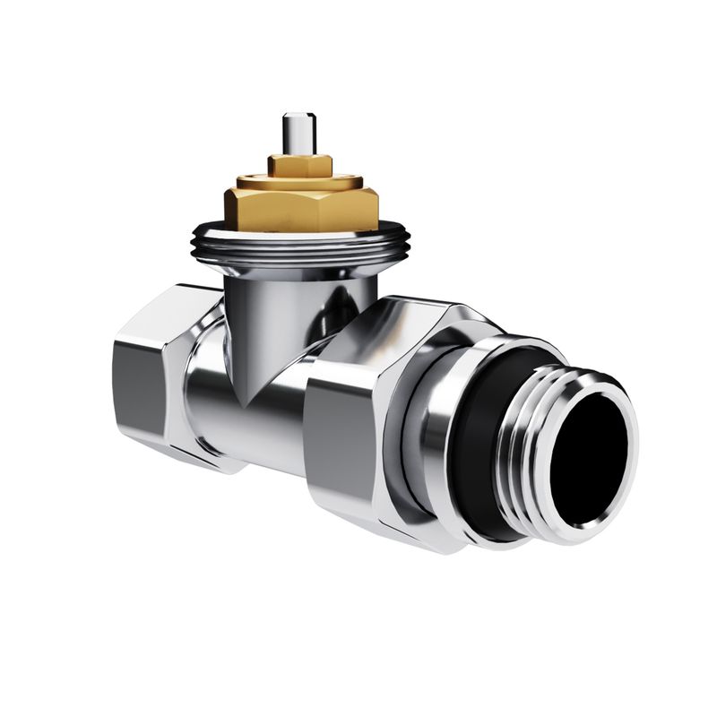 Набор термостатический прямой Royal Thermo Design 1/2"М30х1,5 (Хром) RATVDP11212CH