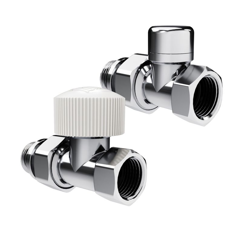 Набор термостатический прямой Royal Thermo Design 1/2"М30х1,5 (Хром) RATVDP11212CH