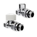 Набор термостатический прямой Royal Thermo Design 1/2"М30х1,5 (Хром) RATVDP11212CH