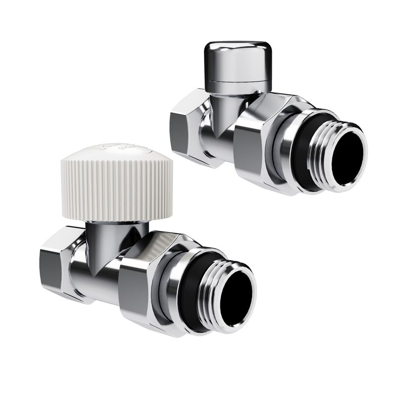 Набор термостатический прямой Royal Thermo Design 1/2"М30х1,5 (Хром) RATVDP11212CH