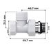 Набор термостатический прямой Royal Thermo Design 1/2"М30х1,5 (Белый) RATVDP11212WH