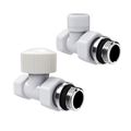 Набор термостатический прямой Royal Thermo Design 1/2"М30х1,5 (Белый) RATVDP11212WH