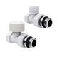 Набор термостатический прямой Royal Thermo Design 1/2"М30х1,5 (Белый) RATVDP11212WH