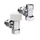 Набор термостатический угловой Royal Thermo Design 1/2"М30х1,5 (Хром) RATVDU11212CH