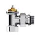 Набор термостатический угловой Royal Thermo Design 1/2"М30х1,5 (Хром) RATVDU11212CH