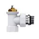 Набор термостатический угловой Royal Thermo Design 1/2"М30х1,5 (Белый) RATVDU11212WH
