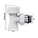 Набор термостатический угловой Royal Thermo Design 1/2"М30х1,5 (Белый) RATVDU11212WH