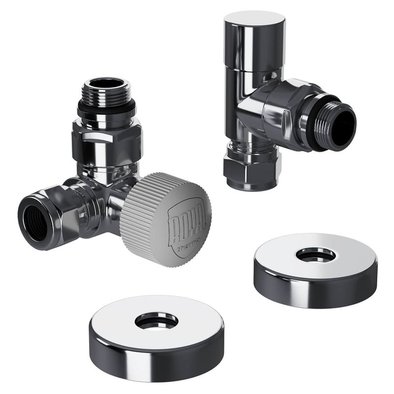 Набор термостатический трехосевой Royal Thermo Design Pro 15мм М30х1,5 (Хром) RATVXT11215CH