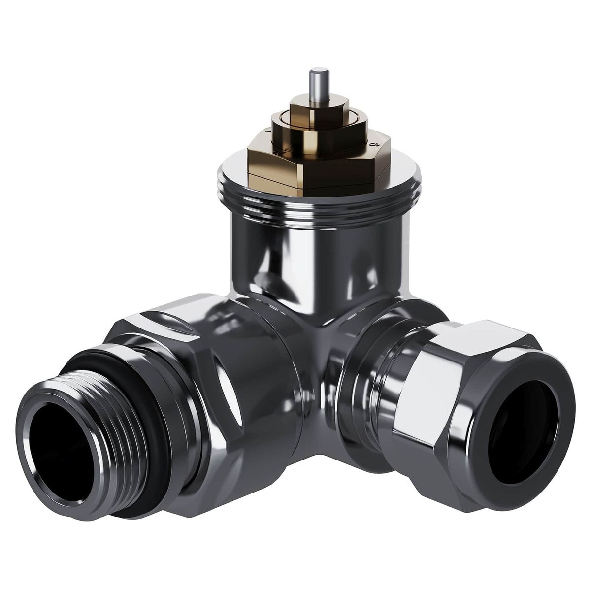 Набор термостатический трехосевой Royal Thermo Design Pro 15мм М30х1,5 (Хром) RATVXT11215CH