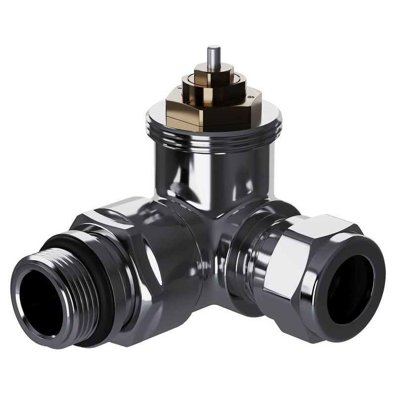 Набор термостатический трехосевой Royal Thermo Design Pro 15мм М30х1,5 (Хром) RATVXT11215CH