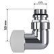 Набор термостатический трехосевой Royal Thermo Design Pro 15мм М30х1,5 (Хром) RATVXT11215CH