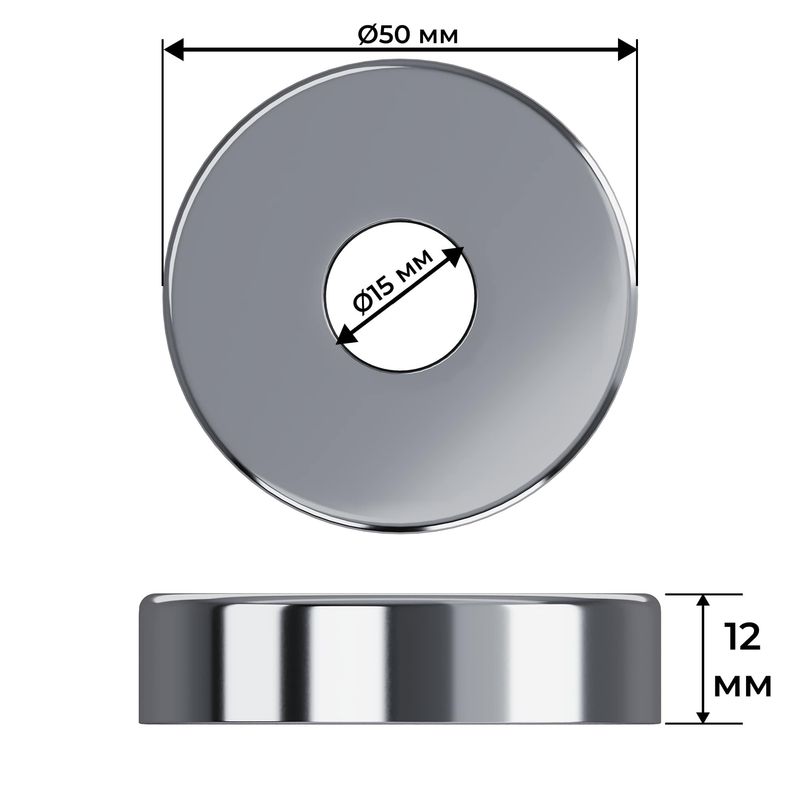 Набор термостатический трехосевой Royal Thermo Design Pro 15мм М30х1,5 (хром) RATVXT11215CH