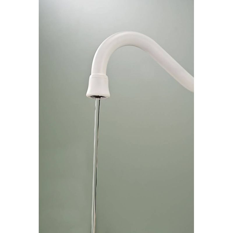 Смеситель для кухни Paulmark Retro Re213226-431 белый матовый полностью