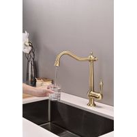 Смеситель для кухни Paulmark Retro Re213226-BR бронза — 10