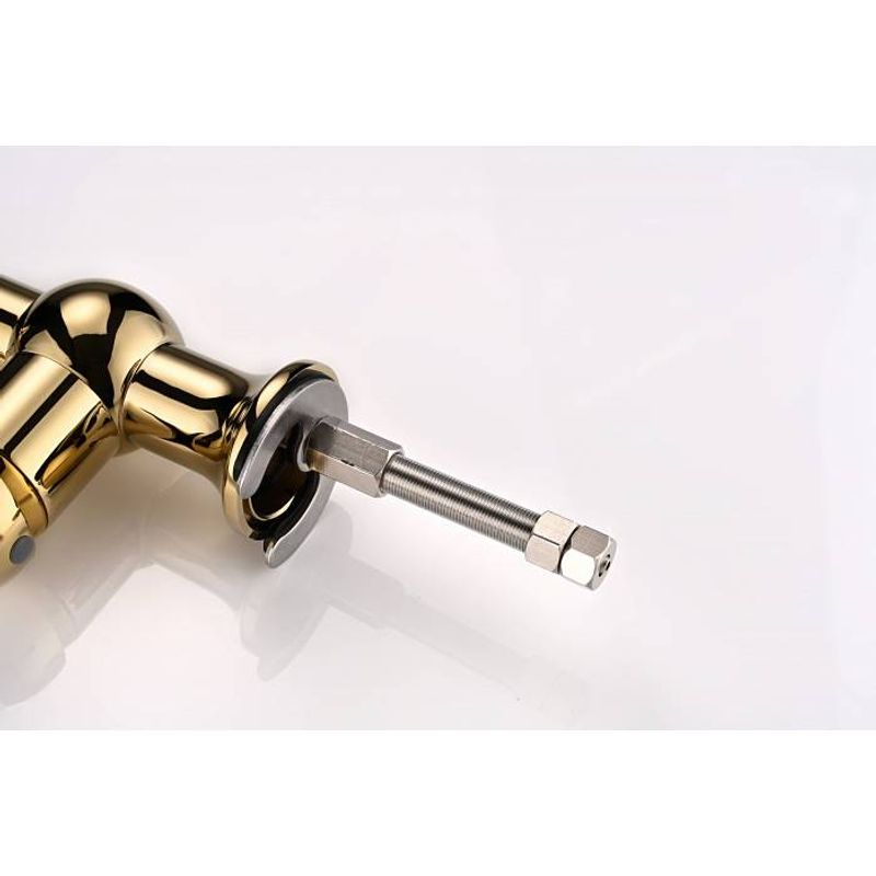 Смеситель для кухни Paulmark Retro Re213226-G золото