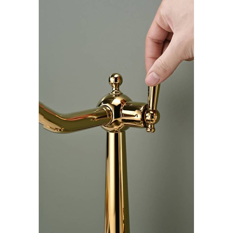 Смеситель для кухни Paulmark Retro Re213226-G золото