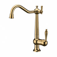 Смеситель для кухни Paulmark Retro Re213226-G золото — 1