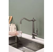 Смеситель для кухни Paulmark Retro Re213226-GM вороненая сталь — 8