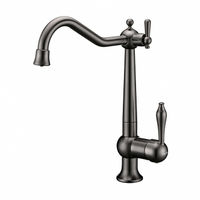 Смеситель для кухни Paulmark Retro Re213226-GM вороненая сталь — 1