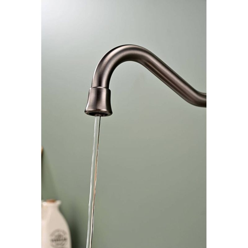 Смеситель для кухни Paulmark Retro Re213226-GM вороненая сталь