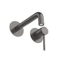 Смеситель скрытого монтажа для раковины Cezares RELAX-BLI2-1-GM-W0 с внутренней частью без донного клапана (оружейная сталь) — 3