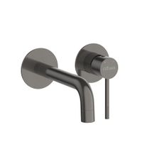 Смеситель скрытого монтажа для раковины Cezares RELAX-BLI2-1-GM-W0 с внутренней частью без донного клапана (оружейная сталь) — 2