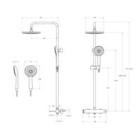 Душевая система Cezares RELAX-CD-01 хром — 6