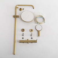 Душевая система Cezares RELAX-CD-BORO брашированное золото — 6