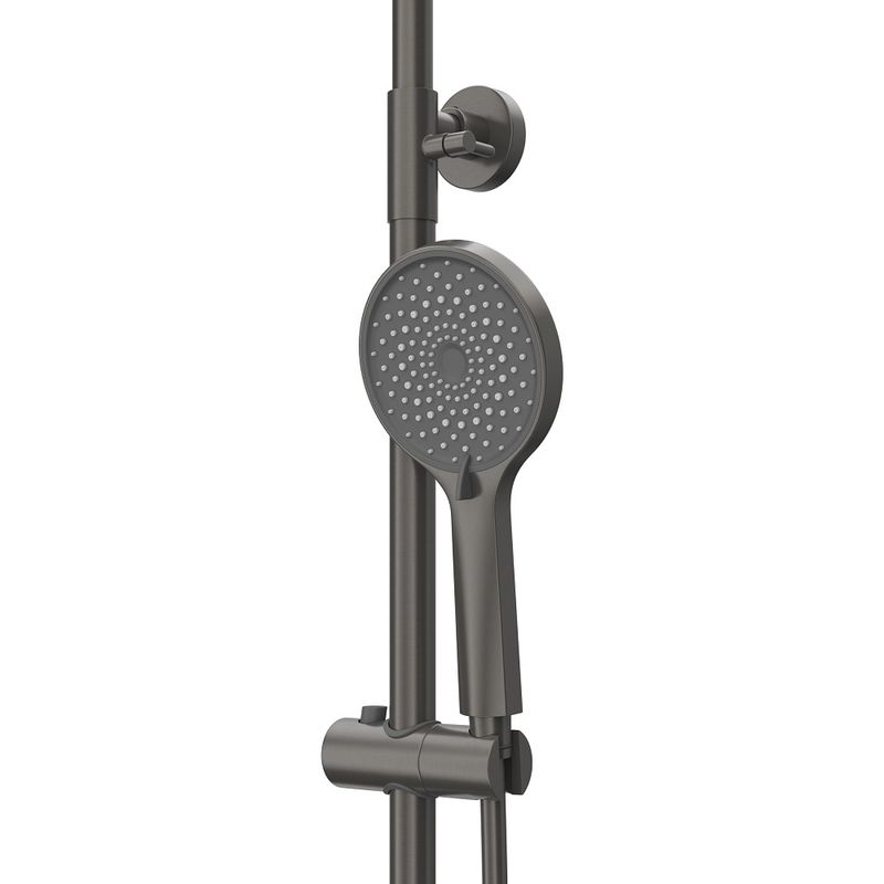 Душевая система Cezares RELAX-CD-GM оружейная сталь