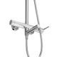 RELAX-CVD-01 Душевая стойка со смесителем и изливом, хром