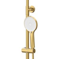 Душевая система Cezares RELAX-CVD-BORO с изливом брашированное золото — 5