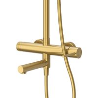 Душевая система Cezares RELAX-CVD-BORO с изливом брашированное золото — 3
