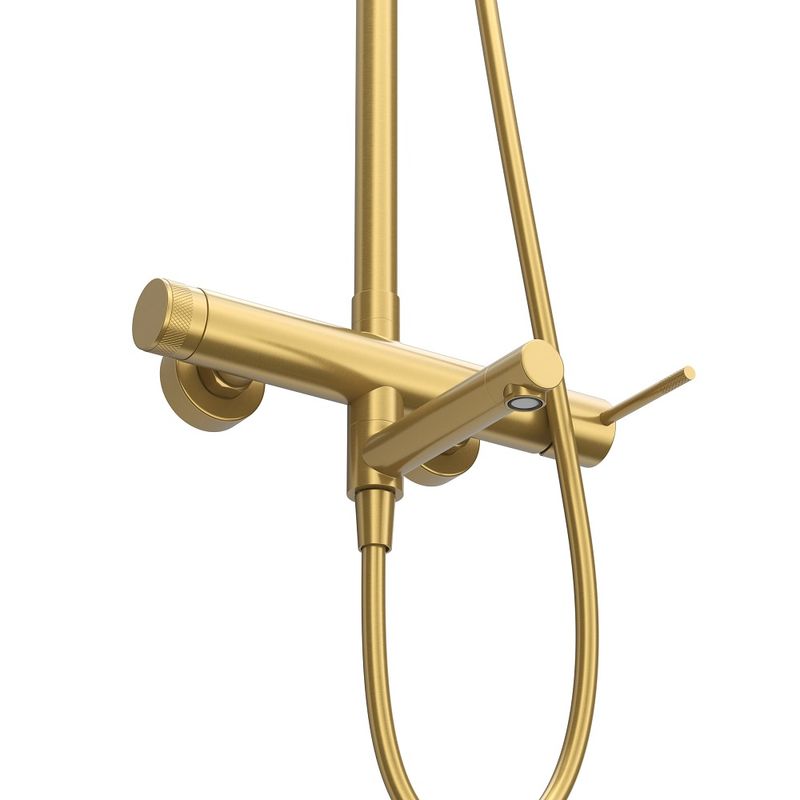 Душевая система Cezares RELAX-CVD-BORO с изливом брашированное золото