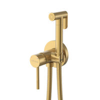 Встраиваемый гигиенический душ Cezares RELAX-DIF-BORO брашированное золото — 1