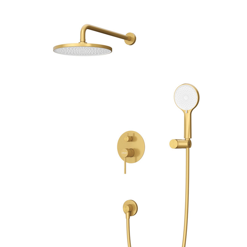 Душевая система скрытого монтажа Cezares RELAX-DSET-BORO брашированное золото