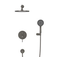 Душевая система скрытого монтажа Cezares RELAX-DSET-GM оружейная сталь — 3