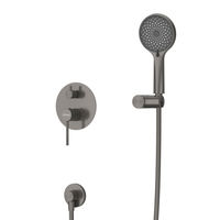 Душевая система скрытого монтажа Cezares RELAX-DSET-GM оружейная сталь — 4