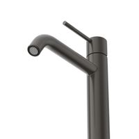 Смеситель для раковины Cezares RELAX-LC1-GM-W0 однорычажный без донного клапана (оружейная сталь) — 3