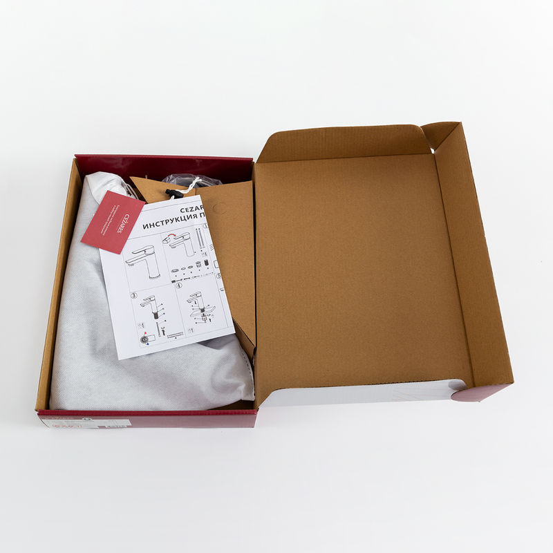 Смеситель для раковины Cezares RELAX-LC1-GM-W0 однорычажный без донного клапана (оружейная сталь)