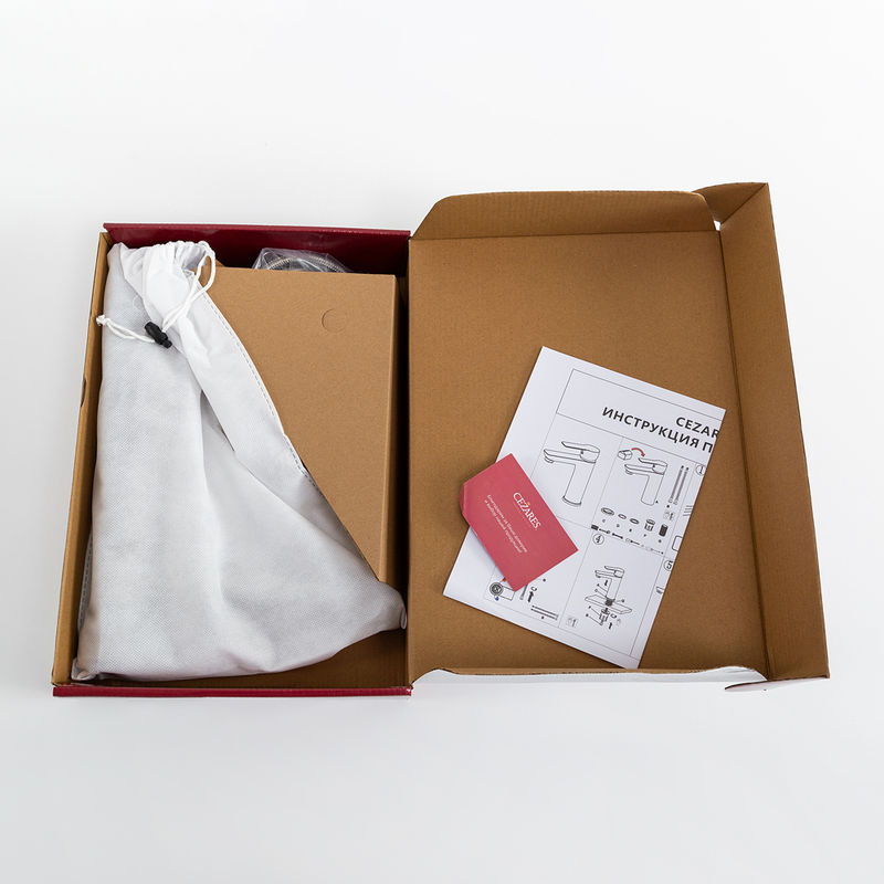 Смеситель для раковины Cezares RELAX-LC2-IN-W0 однорычажный без донного клапана (сатин)