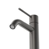 Смеситель для раковины Cezares RELAX-LS1-GM однорычажный с донным клапаном (оружейная сталь) — 3