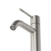 Смеситель для раковины Cezares RELAX-LS1-IN однорычажный с донным клапаном (сатин) — 3